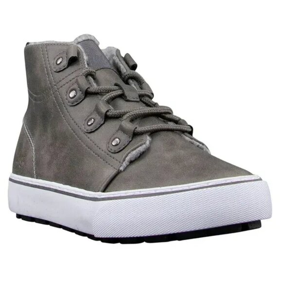 Lugz Evergreen Fleece Lined Chukka Sneaker Lug Outsole & ghillie lacing system - Picture 6 of 13